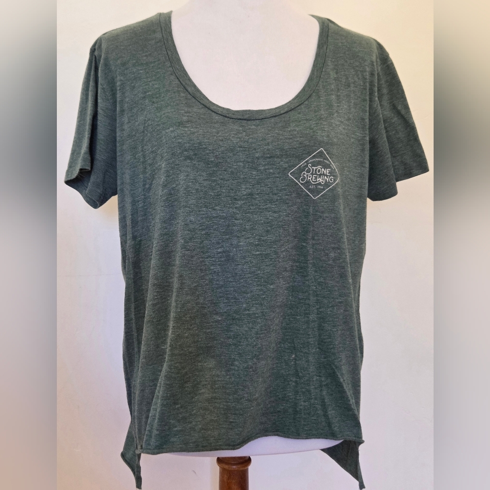 Women's Green Short Sleeve Tee